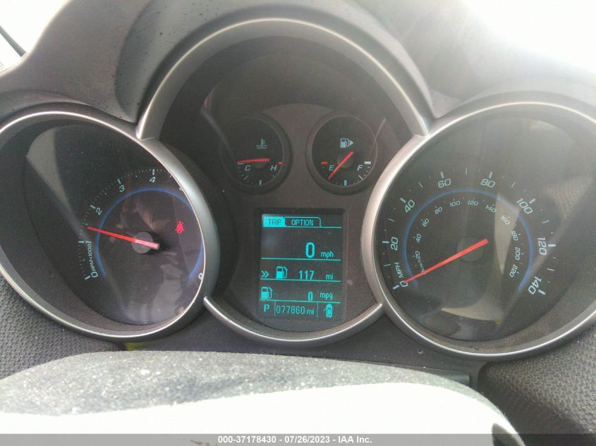 2015 CHEVROLET CRUZE LT - 1G1PE5SBXF7137502