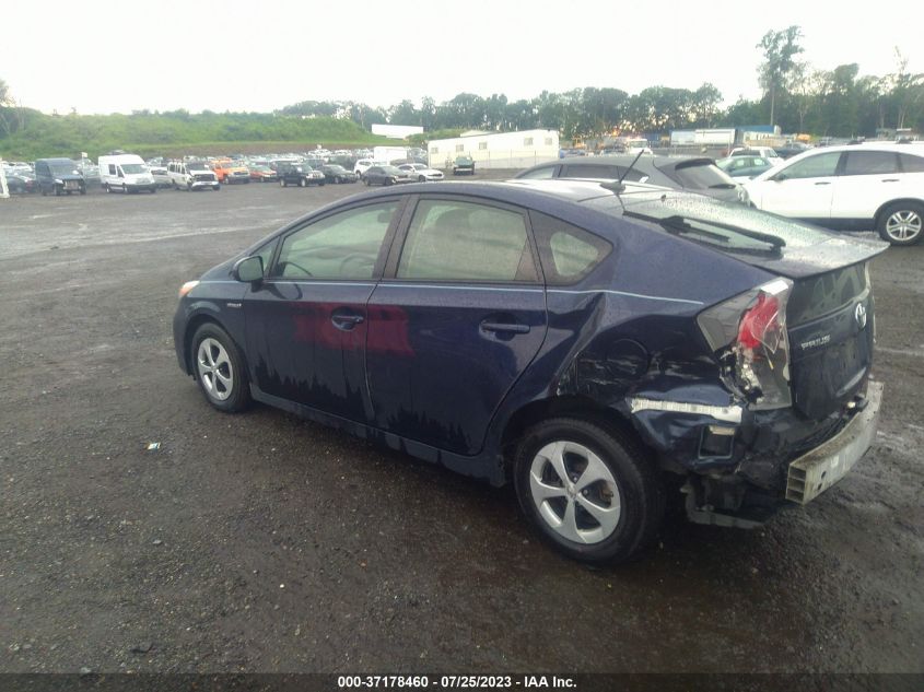 2013 TOYOTA PRIUS ONE/TWO/THREE/FOUR/FIVE - JTDKN3DU8D0354041