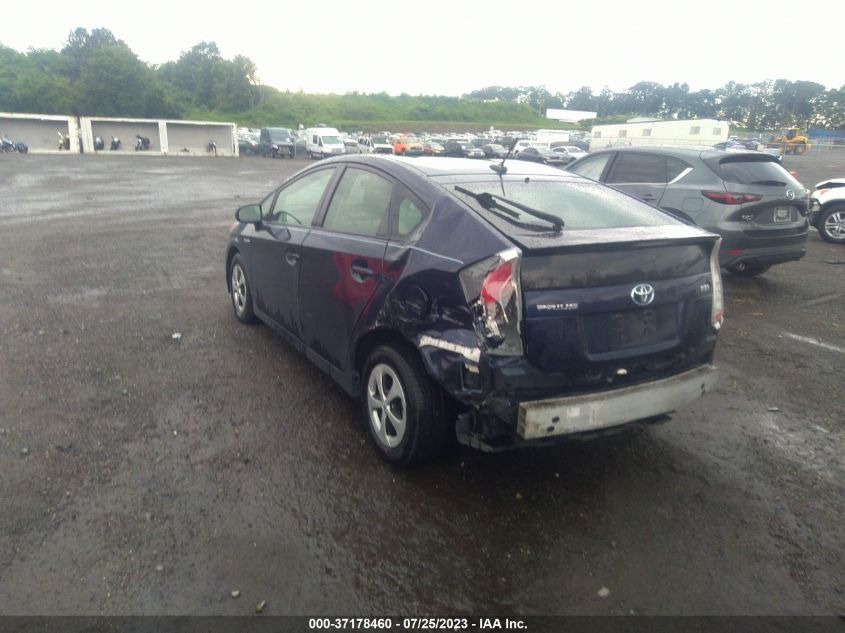 2013 TOYOTA PRIUS ONE/TWO/THREE/FOUR/FIVE - JTDKN3DU8D0354041