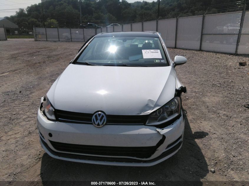 2015 VOLKSWAGEN GOLF TSI SE - 3VW217AU2FM006837