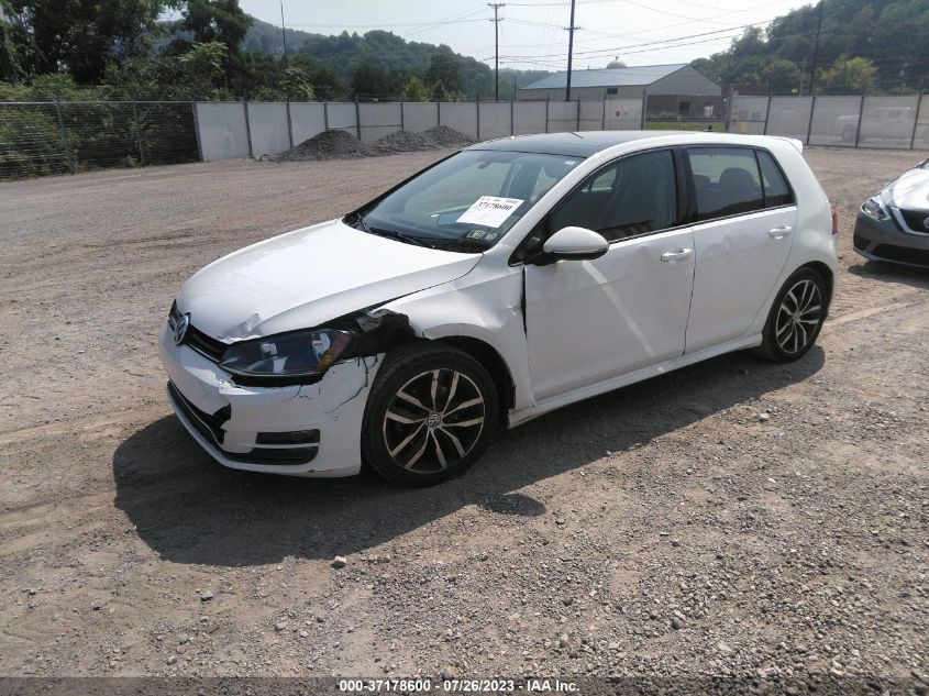 2015 VOLKSWAGEN GOLF TSI SE - 3VW217AU2FM006837