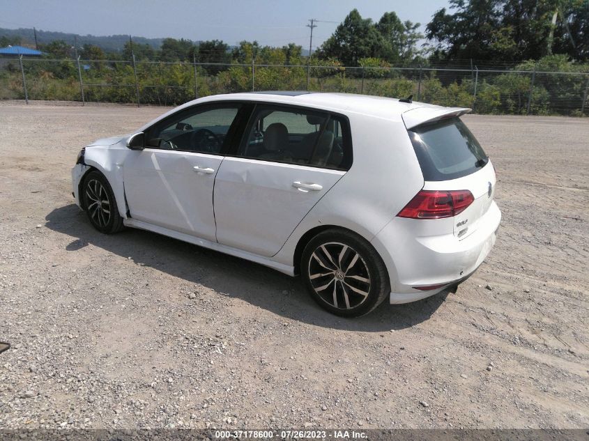 2015 VOLKSWAGEN GOLF TSI SE - 3VW217AU2FM006837