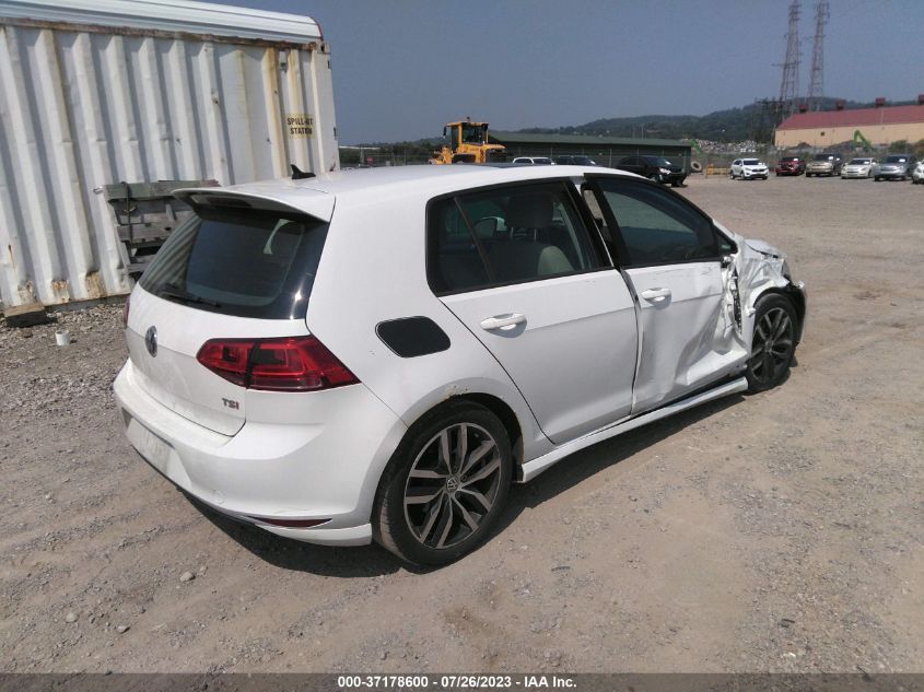 2015 VOLKSWAGEN GOLF TSI SE - 3VW217AU2FM006837