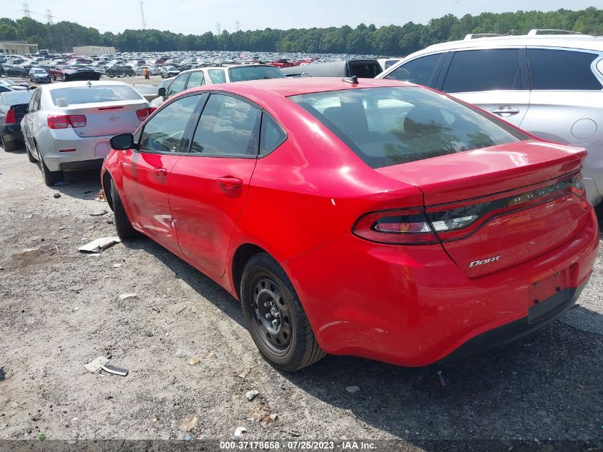 2016 DODGE DART SE - 1C3CDFAA0GD624481