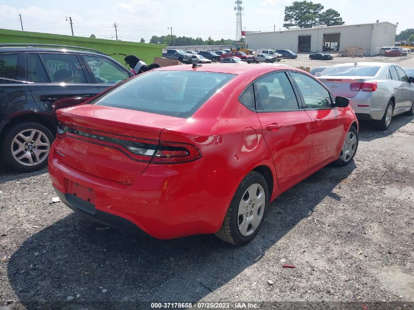 2016 DODGE DART SE - 1C3CDFAA0GD624481