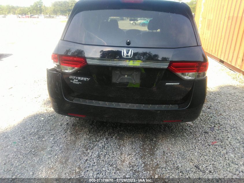 2016 HONDA ODYSSEY SE - 5FNRL5H30GB155489