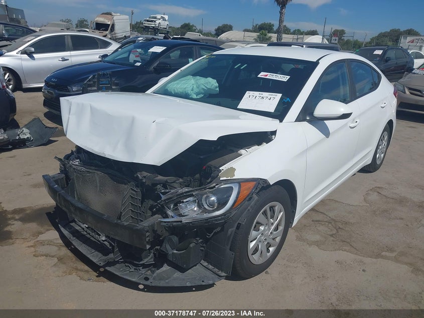 VIN 5NPD74LF9JH332186 2018 HYUNDAI ELANTRA SE