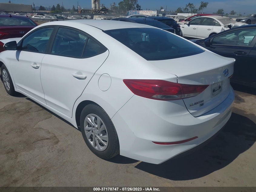 VIN 5NPD74LF9JH332186 2018 HYUNDAI ELANTRA SE