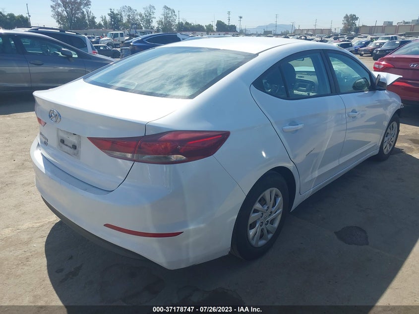 VIN 5NPD74LF9JH332186 2018 HYUNDAI ELANTRA SE