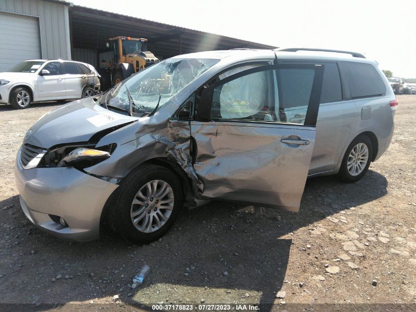 2014 TOYOTA SIENNA XLE/XLE AAS/LTD - 5TDYK3DCXES410425