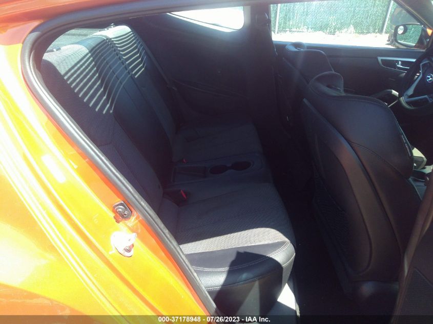 2013 HYUNDAI VELOSTER W/BLACK INT - KMHTC6ADXDU152094