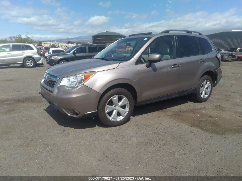 2015 SUBARU FORESTER 2.5I PREMIUM - JF2SJADC8FH473012