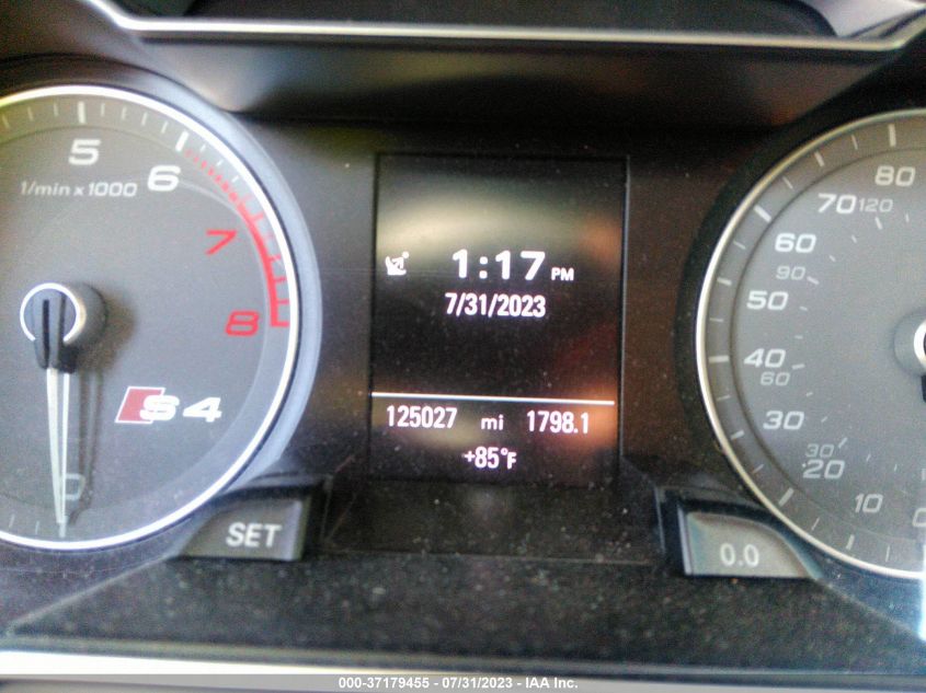 2013 AUDI S4 PREMIUM PLUS - WAUBGAFL9DA151346