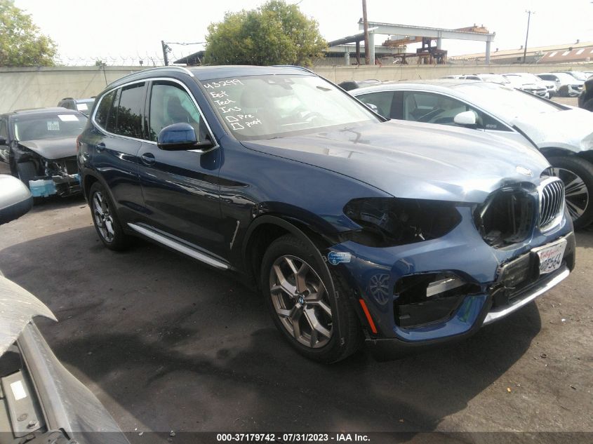 2021 BMW X3 XDRIVE30E - 5UXTS1C05M9F52170