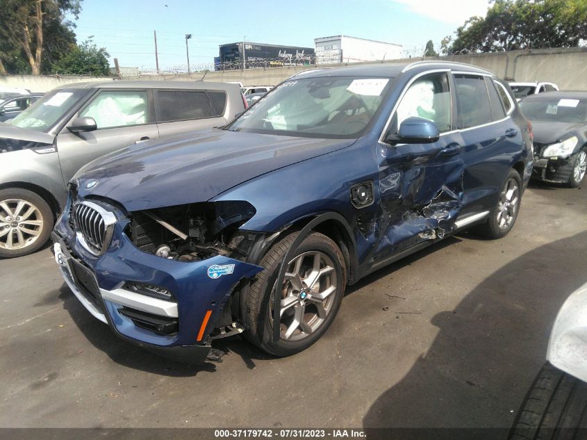 2021 BMW X3 XDRIVE30E - 5UXTS1C05M9F52170