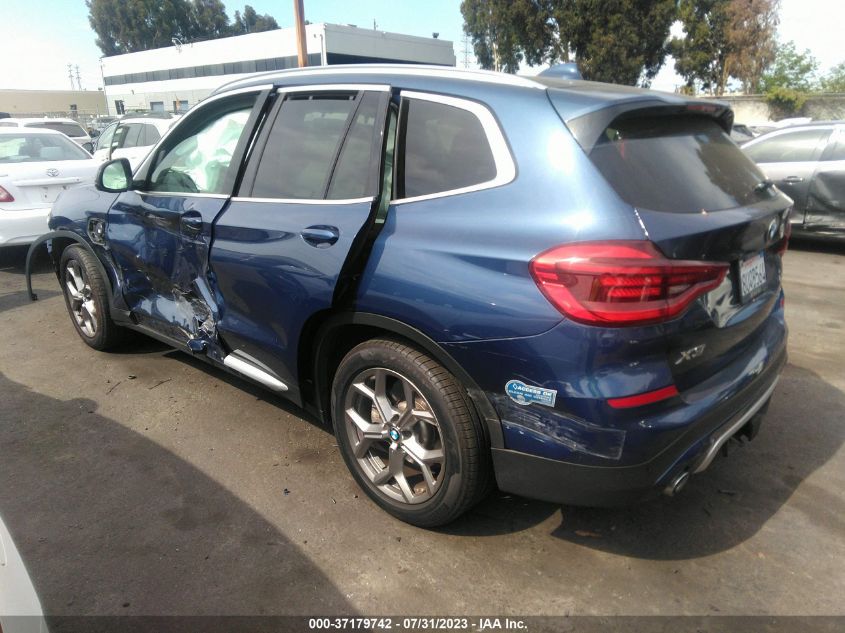 2021 BMW X3 XDRIVE30E - 5UXTS1C05M9F52170