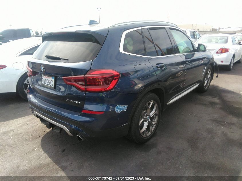 2021 BMW X3 XDRIVE30E - 5UXTS1C05M9F52170