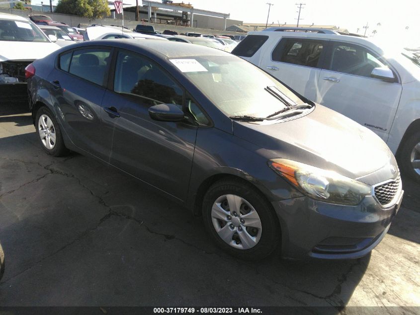 2016 KIA FORTE LX - KNAFK4A63G5573466