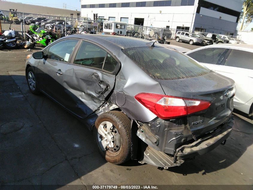 2016 KIA FORTE LX - KNAFK4A63G5573466