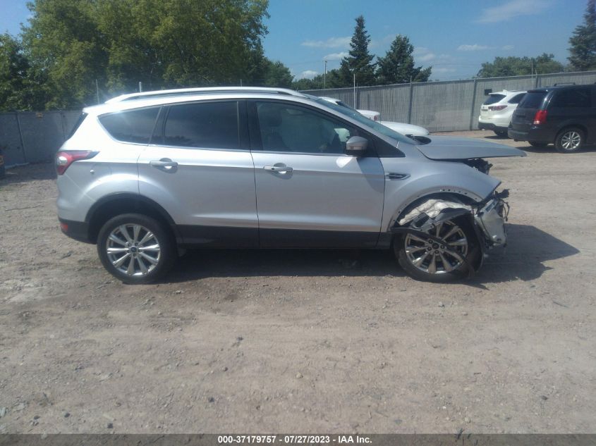 2017 FORD ESCAPE TITANIUM - 1FMCU0J97HUB27195