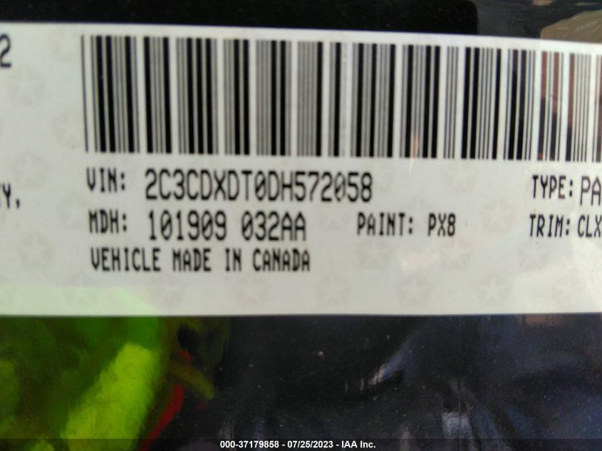 2013 DODGE CHARGER RT PLUS - 2C3CDXDT0DH572058