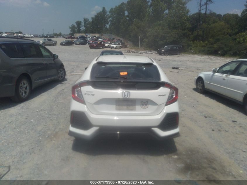 2018 HONDA CIVIC HATCHBACK SPORT - SHHFK7G4XJU226280