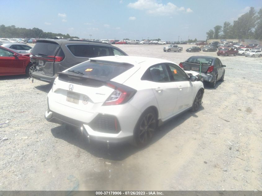 2018 HONDA CIVIC HATCHBACK SPORT - SHHFK7G4XJU226280