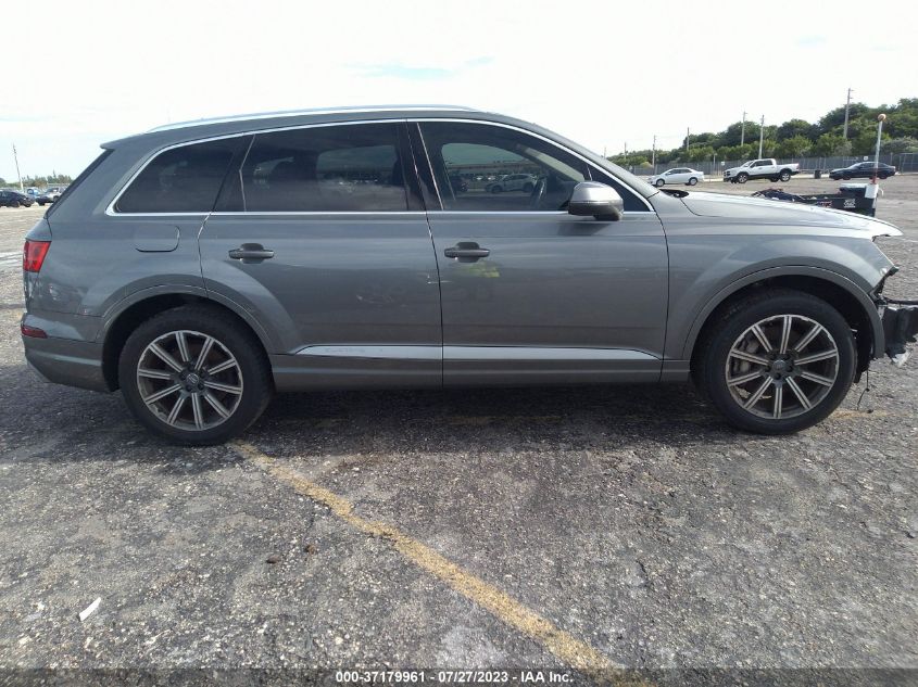 2017 AUDI Q7 PREMIUM PLUS - WA1LAAF76HD024290