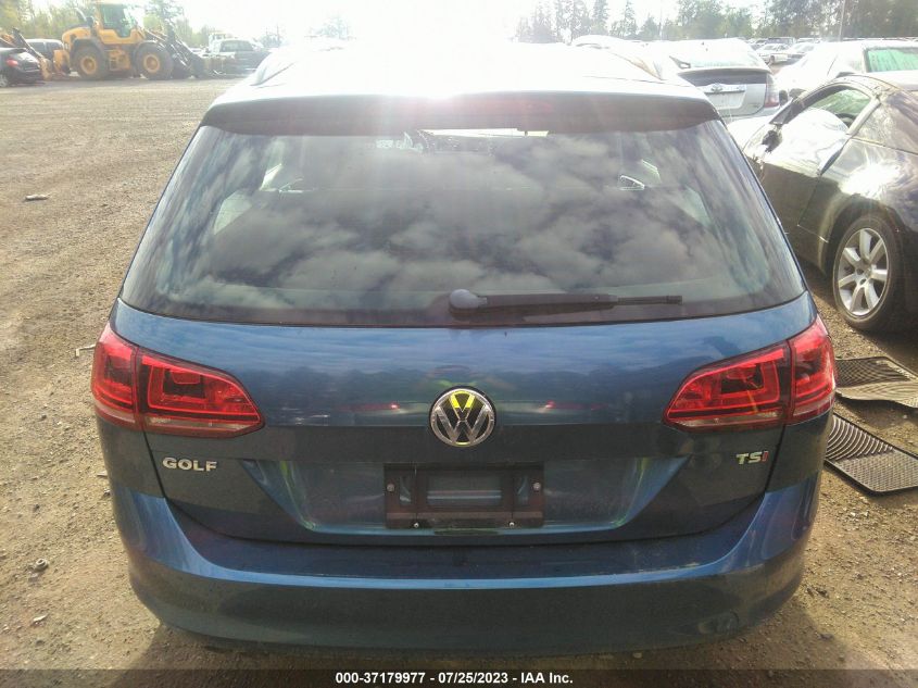 2017 VOLKSWAGEN GOLF SPORTWAGEN S 3VWC17AU7HM501185