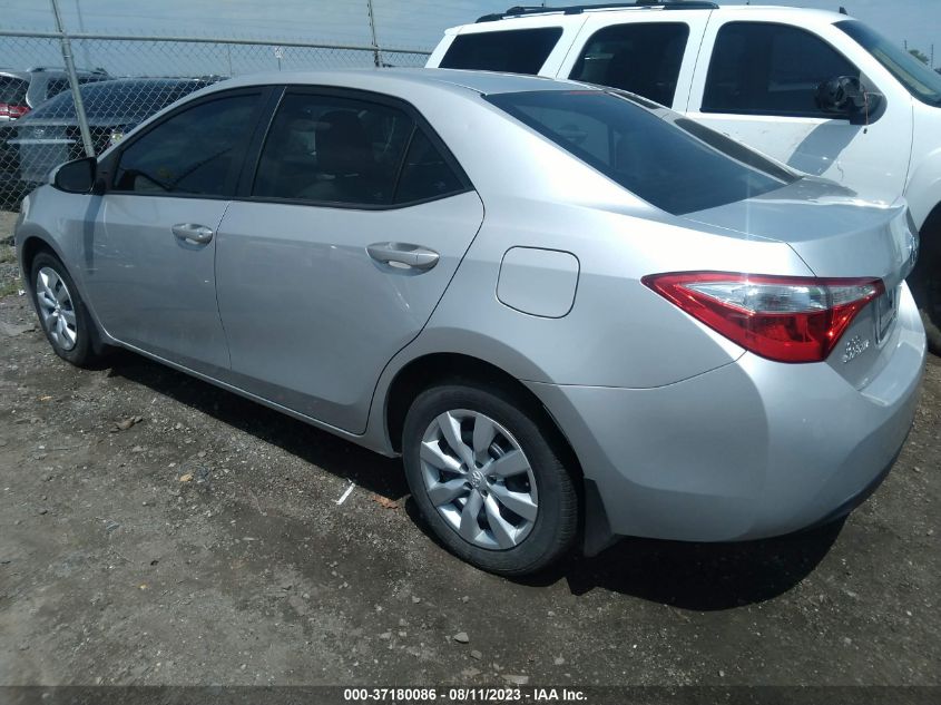 2014 TOYOTA COROLLA L/LE/S/S PLUS/LE PLUS - 5YFBURHE8EP149514