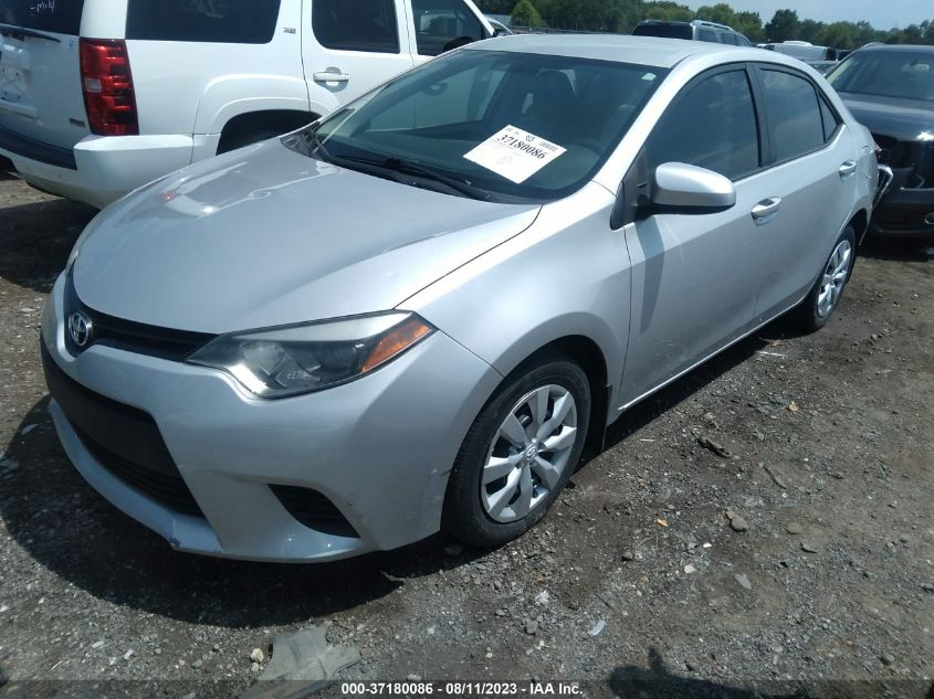 2014 TOYOTA COROLLA L/LE/S/S PLUS/LE PLUS - 5YFBURHE8EP149514