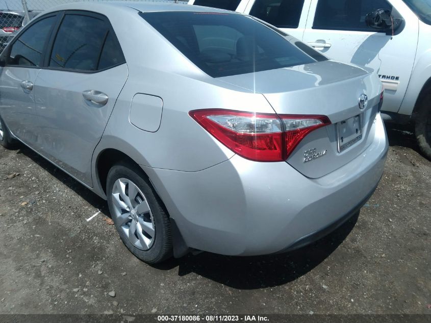 2014 TOYOTA COROLLA L/LE/S/S PLUS/LE PLUS - 5YFBURHE8EP149514