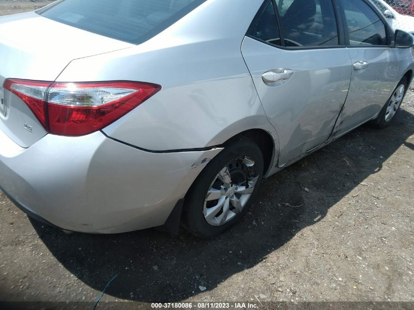 2014 TOYOTA COROLLA L/LE/S/S PLUS/LE PLUS - 5YFBURHE8EP149514