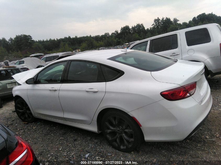 2015 CHRYSLER 200 S - 1C3CCCDG5FN624132