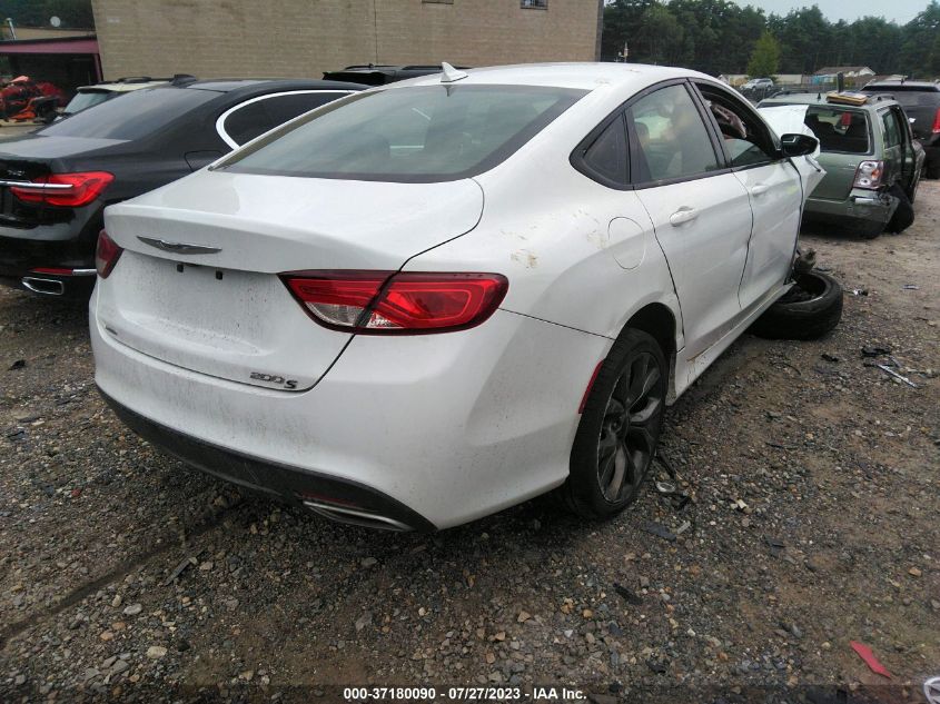 2015 CHRYSLER 200 S - 1C3CCCDG5FN624132