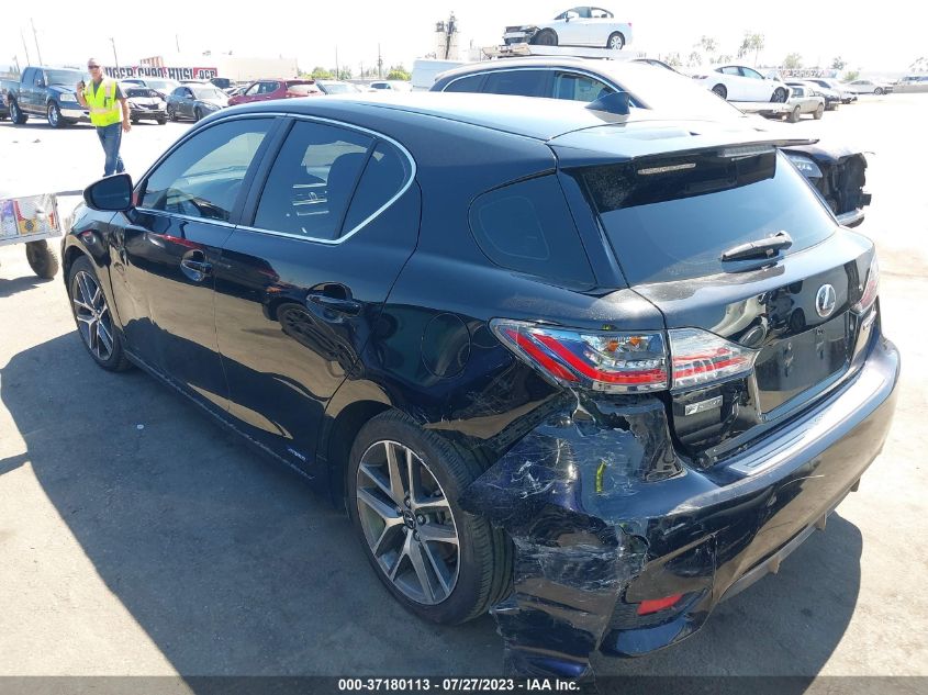 2016 LEXUS CT 200H HYBRID - JTHKD5BH8G2255117