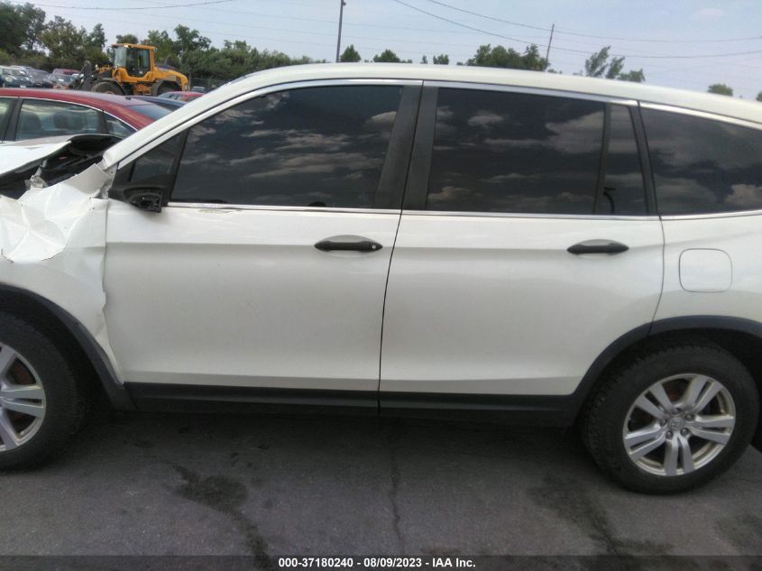 2018 HONDA PILOT LX - 5FNYF5H17JB026514