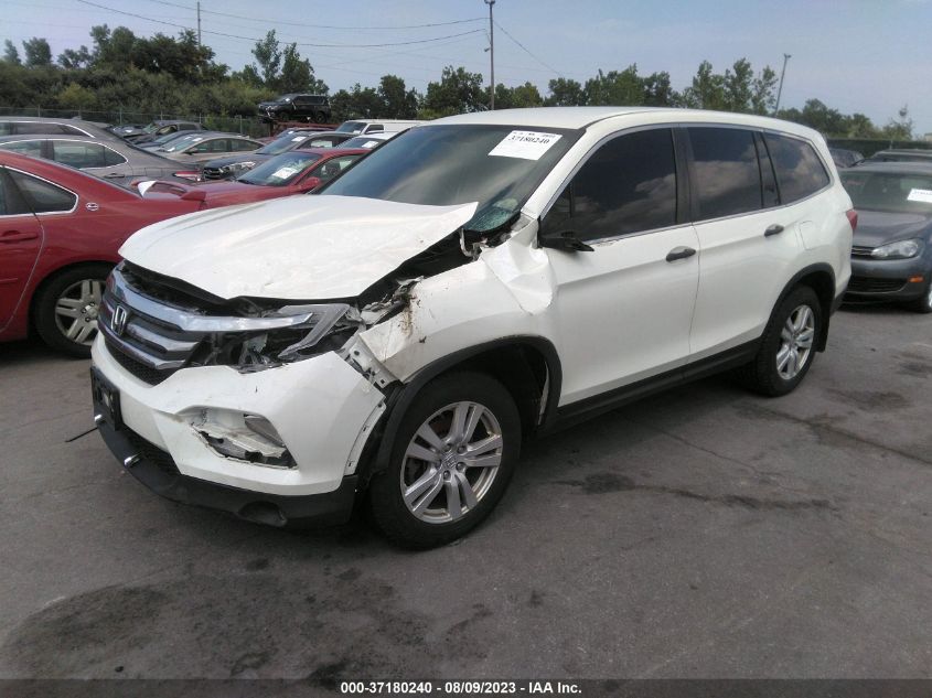 2018 HONDA PILOT LX - 5FNYF5H17JB026514