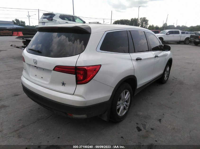 2018 HONDA PILOT LX - 5FNYF5H17JB026514