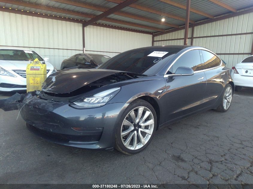 5YJ3E1EB5KF497825 2019 TESLA MODEL 3 photo 2