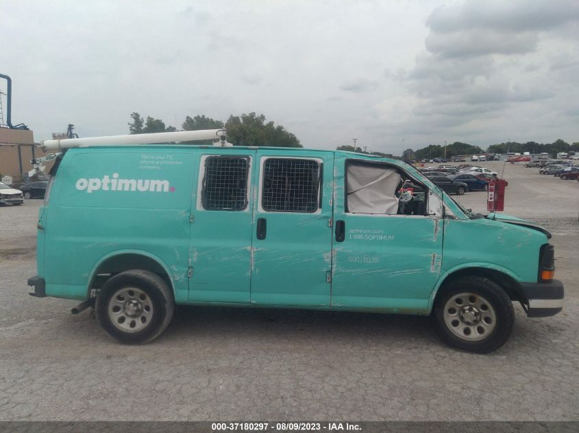 2013 CHEVROLET EXPRESS CARGO VAN - 1GCSGAFX5D1134419