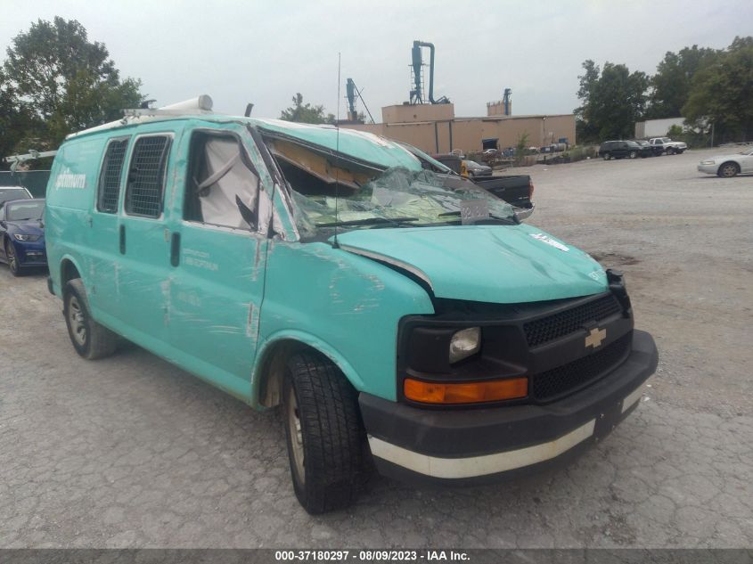 2013 CHEVROLET EXPRESS CARGO VAN - 1GCSGAFX5D1134419