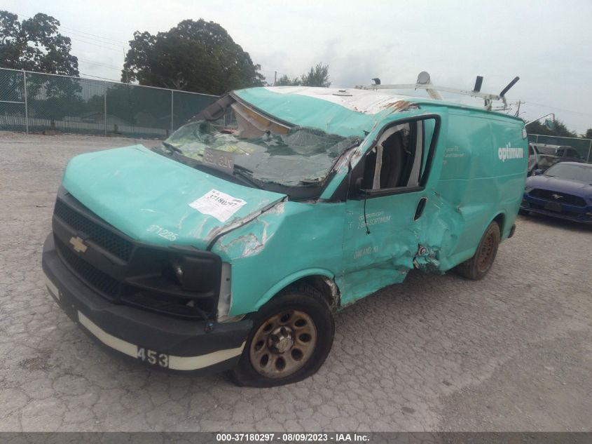2013 CHEVROLET EXPRESS CARGO VAN - 1GCSGAFX5D1134419