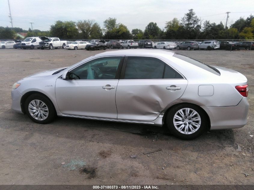 2013 TOYOTA CAMRY HYBRID LE/XLE - 4T1BD1FK3DU074311