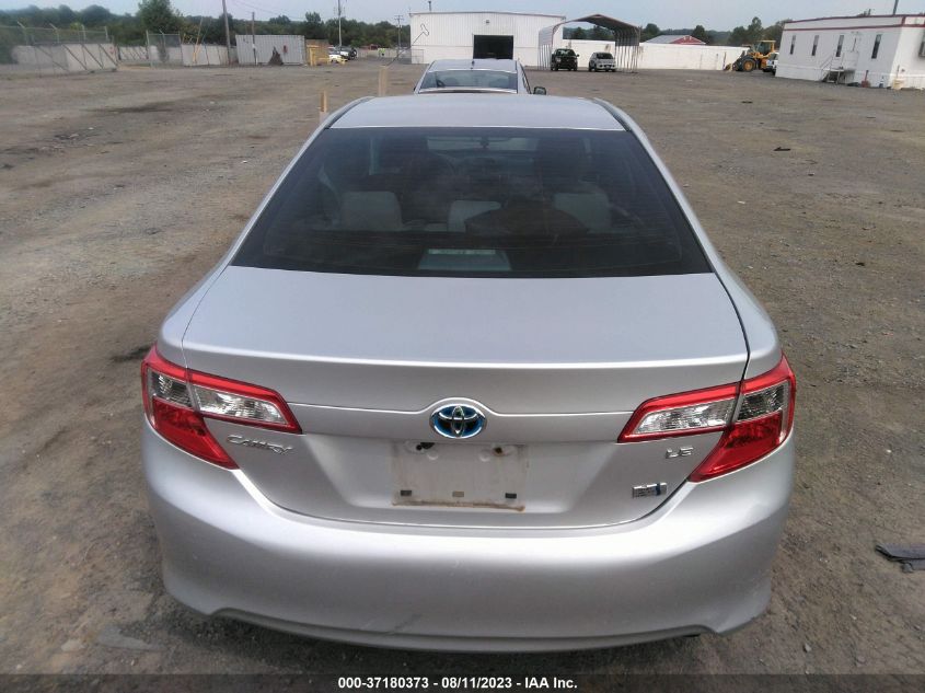 2013 TOYOTA CAMRY HYBRID LE/XLE - 4T1BD1FK3DU074311