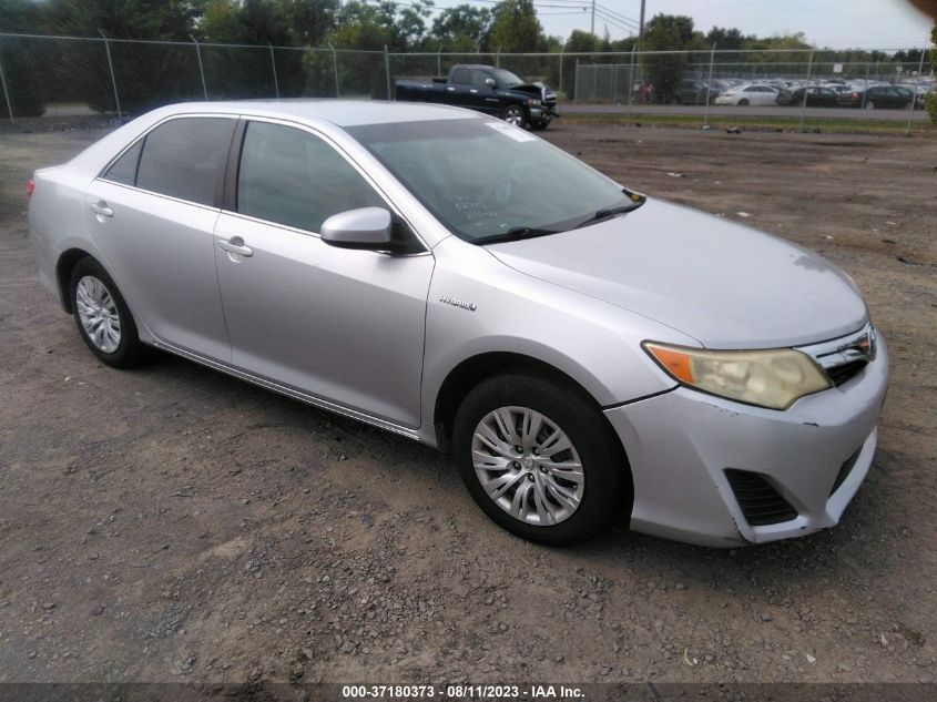 2013 TOYOTA CAMRY HYBRID LE/XLE - 4T1BD1FK3DU074311