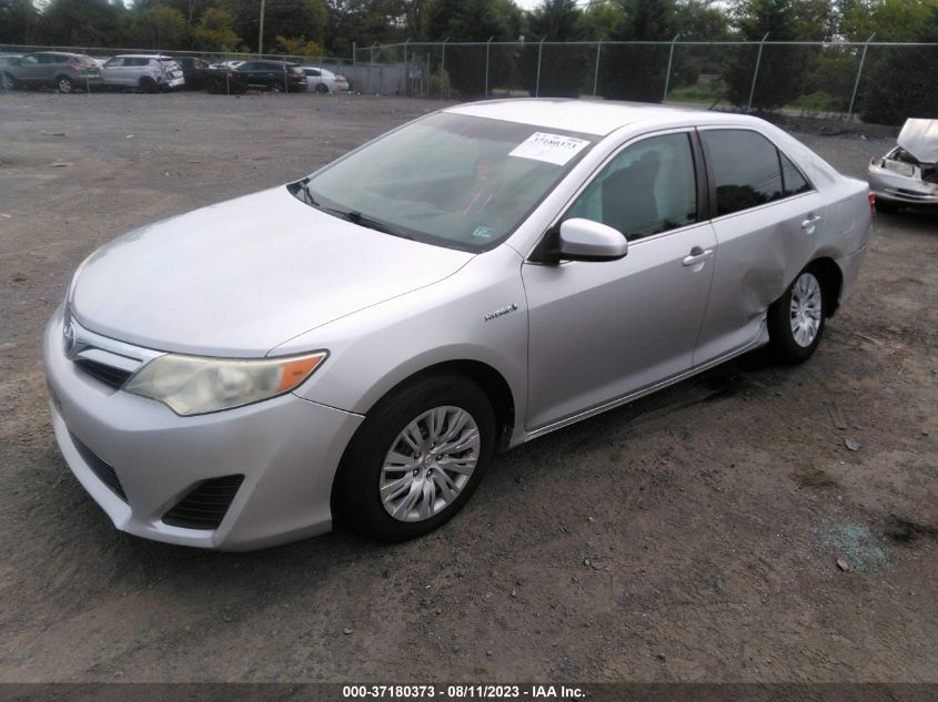 2013 TOYOTA CAMRY HYBRID LE/XLE - 4T1BD1FK3DU074311