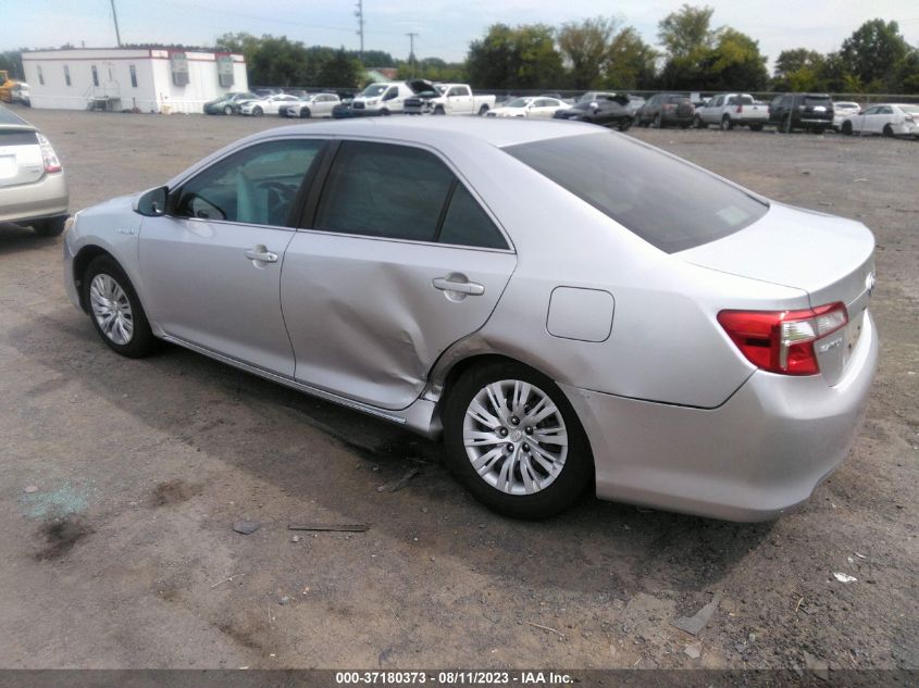 2013 TOYOTA CAMRY HYBRID LE/XLE - 4T1BD1FK3DU074311
