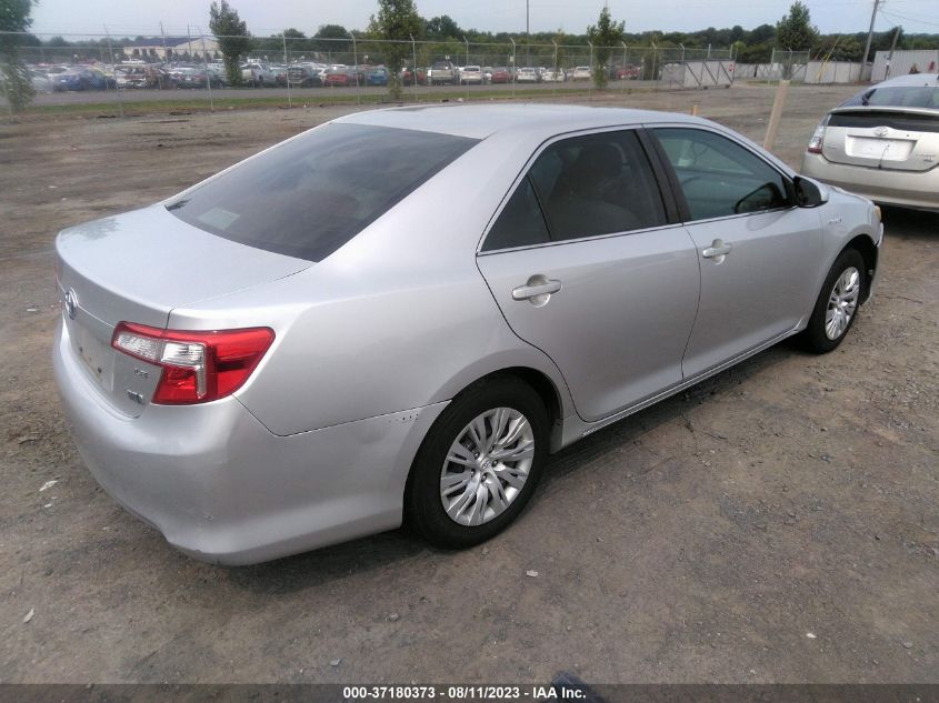 2013 TOYOTA CAMRY HYBRID LE/XLE - 4T1BD1FK3DU074311