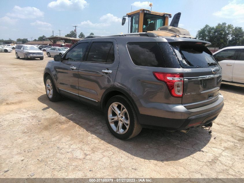 2013 FORD EXPLORER LIMITED - 1FM5K7F86DGC25487